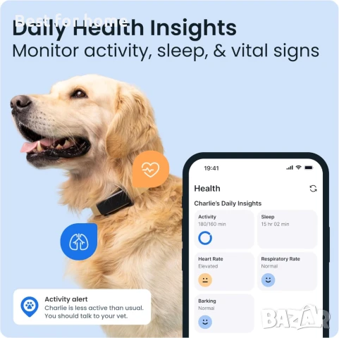 GPS,  Smart  тракер за кучета, снимка 3 - За кучета - 50961506