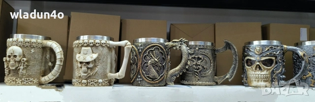 Черепни чаши, бокали-3е-9-15е, снимка 12 - Чаши - 35240255