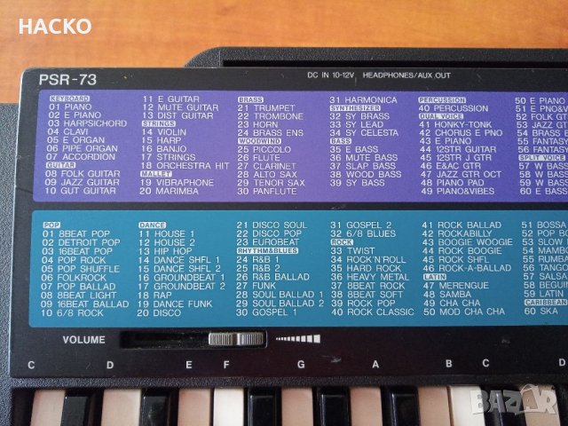 ПРОМО ЦЕНА СИНТЕЗАТОР Yamaha PSR-73, снимка 5 - Синтезатори - 41287828
