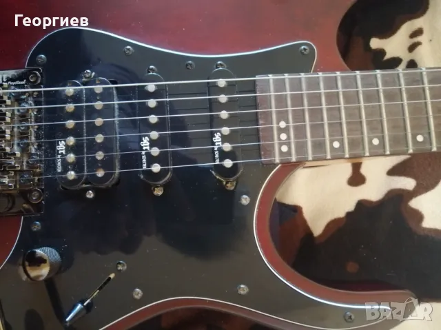 SGR Shecter Banshee-6 FR Китара 24п. флойд роуз+калъф ориг.+стр.Daddario 9/42, снимка 13 - Китари - 50129347