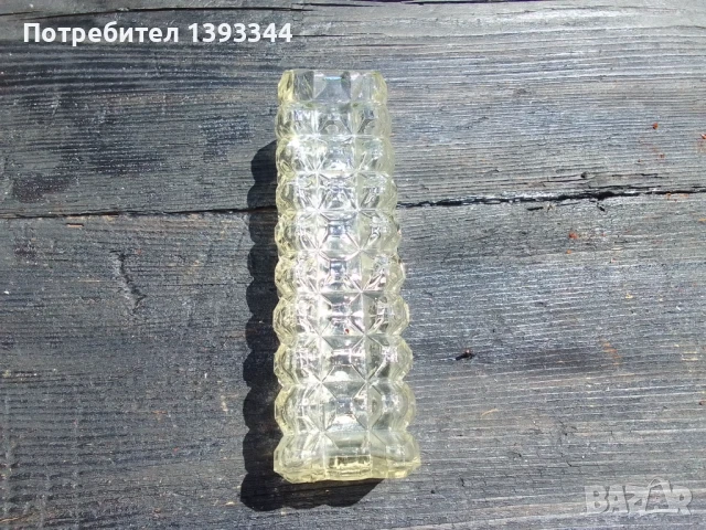 Стъклена ваза, снимка 2 - Вази - 50584464