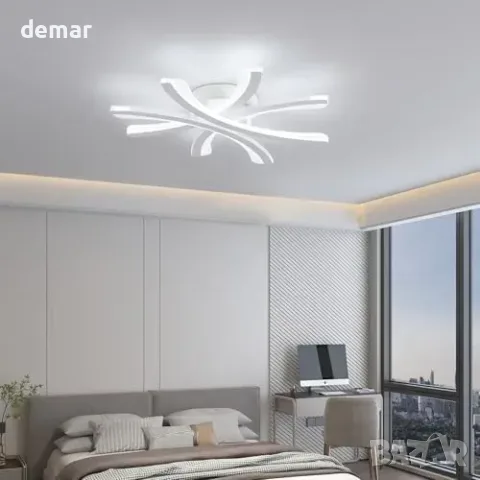Модерна димируема LED плафониера 30W, 50cm, снимка 5 - Лампи за таван - 55775994