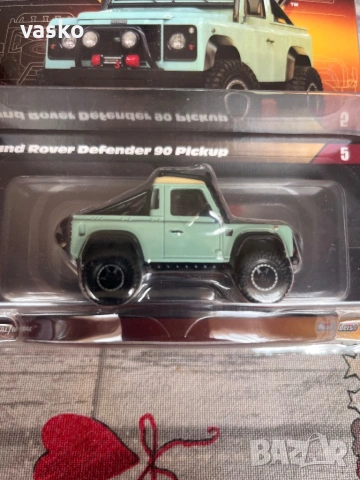 Hotwheels Elite Land Rover Defender 90 Pickup, снимка 2 - Колекции - 53107640
