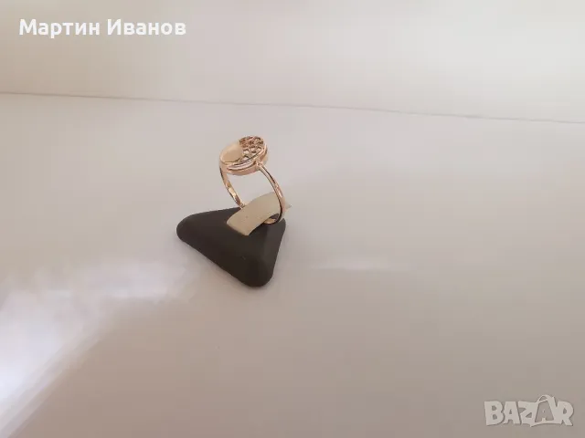 Златен руски, съветски пръстен , снимка 2 - Пръстени - 49087636