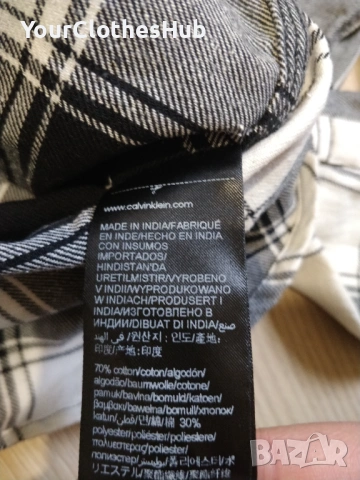 Calvin Klein Jeans M size Мъжка риза с дълъг ръкав, снимка 6 - Ризи - 53273545