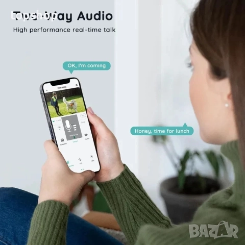 НОВА BOIFUN Соларна безжична охранителна камера за външна употреба - 2K WiFi с батерии..., снимка 8 - Аналогови камери - 51589053