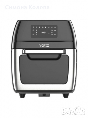 ✨Фритюрник-фурна без мазнина Air Fryer Voltz V51980J, 1700W, 12 литра, 8 програми, Таймер, снимка 2 - Фритюрници - 36368368