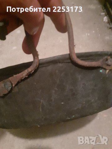 Средна медна тава за огън, снимка 1