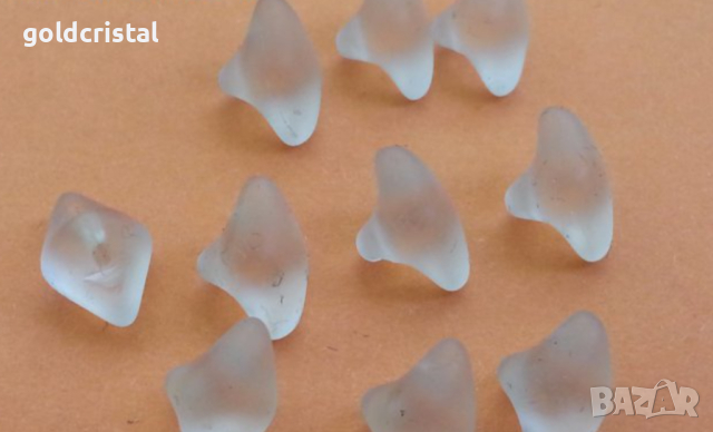 стари стъклени копчета 10бр 