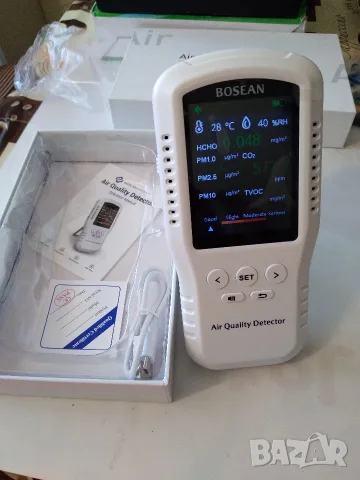 Детектор за качеството на въздуха BOSEAN T-Z01PRO, снимка 2 - Друга електроника - 55968884