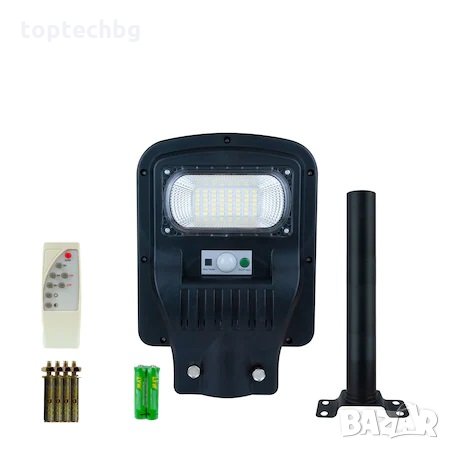 LED Соларна улична лампа COBRA, Водоустойчива, 125W, Височина на монтиране 3 до 5 м, снимка 1