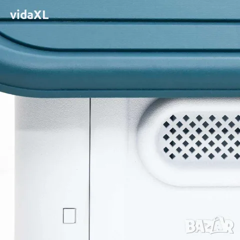 vidaXL Кучешка колиба, синя, 59x75x66 см, полипропилен, снимка 5 - За кучета - 56146185