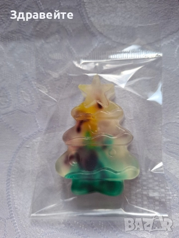 Коледни глицеринови сапунчета за подаръци, снимка 15 - Декорация за дома - 52634405