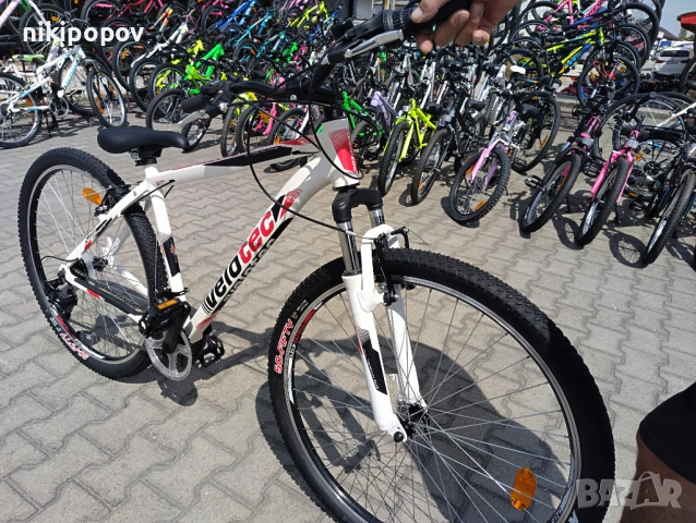 SPRINT Алуминиев велосипед 29" Velotec PRO бял/червен, снимка 4 - Велосипеди - 53563868