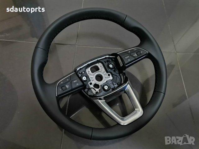 Нов Черен Кожен Волан Audi Q2 GA 81A 81A419091AE, снимка 1 - Части - 44507479