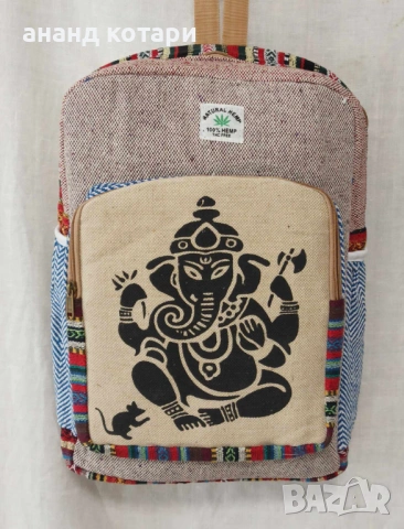 Раница от естествен коноп 5,6, снимка 2 - Раници - 34717177