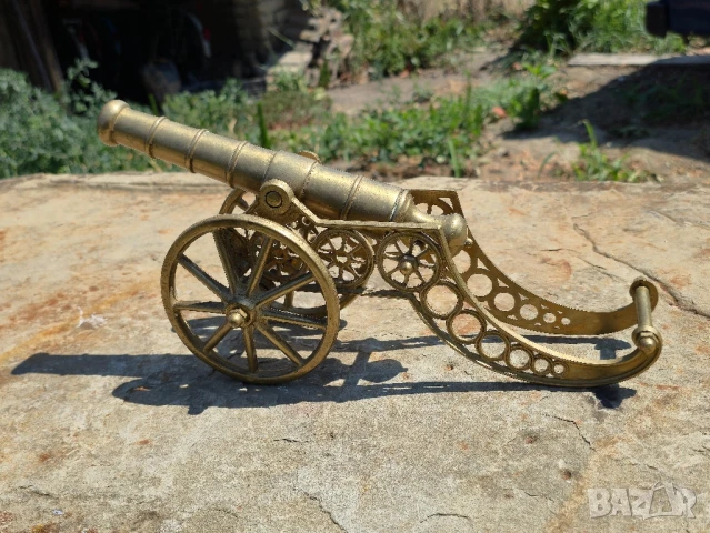 Голямо Месингово Оръдие , снимка 2 - Декорация за дома - 51357235