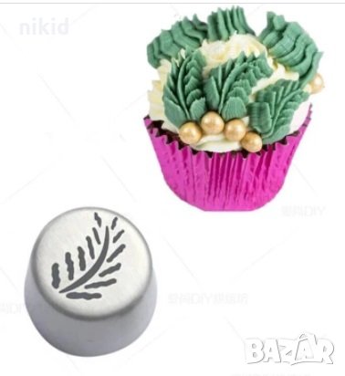 Коледни Клонка елха Дядо Коледа Снежинка накрайник за пош шприц руска дюза за украса декор торта, снимка 2 - Аксесоари за кухня - 33860380