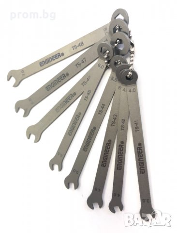 гаечни ключове, 8 бр, 3,5мм, 4мм, 4,5мм, 5мм, 5,5мм, 6мм, 6,5мм, 7мм, 8мм Япония, снимка 4 - Други инструменти - 34538366