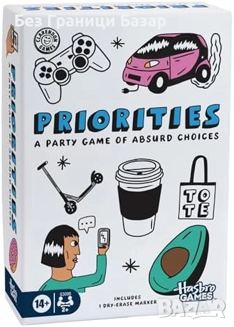 Нова Priorities – забавна парти игра за приятели компании смях за групи