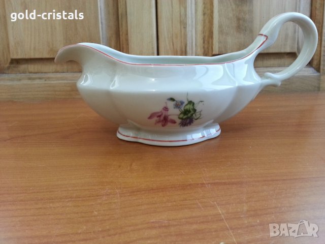 Стар български порцелан сосиера, снимка 3 - Антикварни и старинни предмети - 35849304