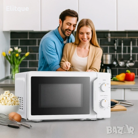 Компактна микровълнова фурна Comfee - 20 литра, 700W и 5 нива на мощност, снимка 9 - Микровълнови - 53456332