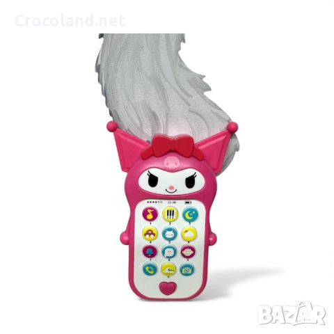 Музикален телефон „Kuromi“ със светлини и звук