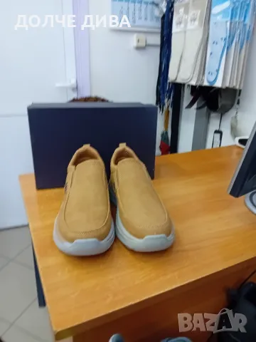 Мъж.спортни м758 сини и камел, снимка 7 - Ежедневни обувки - 49434324