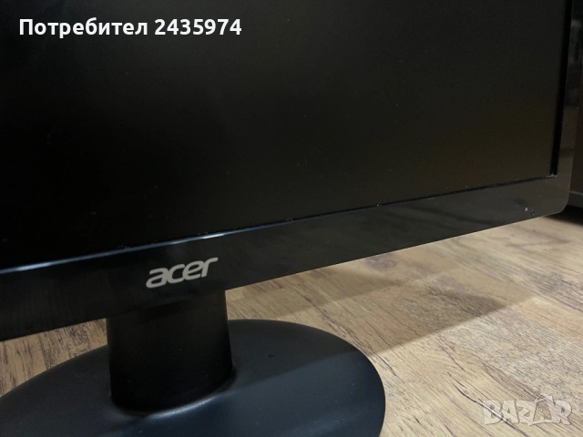 Монитор ACER - като нов, снимка 5 - Монитори - 53031926