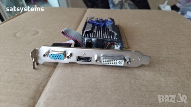 Видео карта NVidia GeForce Galaxy GT610 HDMI 2048MB GDDR3 64bit PCI-E, снимка 2 - Видеокарти - 51704452