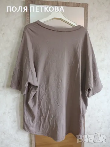 Блуза цвят капучино, снимка 2 - Тениски - 49782050