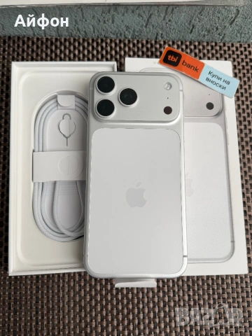 НОВ! *ЛИЗИНГ* iPhone 17 Pro Max 256Gb Silver Гаранция, снимка 11 - Apple iPhone - 53230048