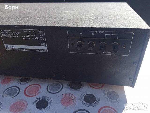 SHARP ST 1122X STEREO Тунер, снимка 10 - Радиокасетофони, транзистори - 39730622