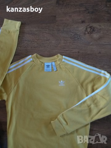 adidas Originals 3-bandes Crewneck - страхотна мъжка блуза КАТО НОВА, снимка 4 - Спортни дрехи, екипи - 42436349