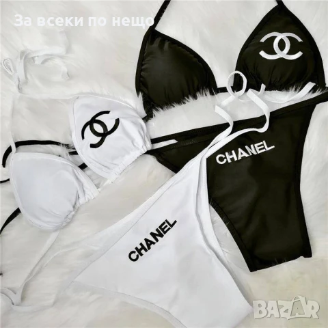 Chanel Дамски Бански С 2 Части👙Дамски Бански С Две Части Шанел - 2 Цвята Код D2601
