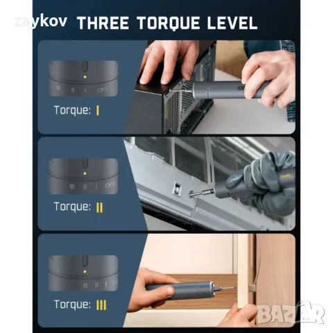 Акумулаторен електрически винтоверт Fanttik S1 Pro, снимка 2 - Винтоверти - 49788811