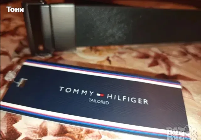 TOMMY HILFIGER Оригинал Нов Двулицев Дамски Колан Естествена Кожа 105см. , снимка 12 - Колани - 48970519