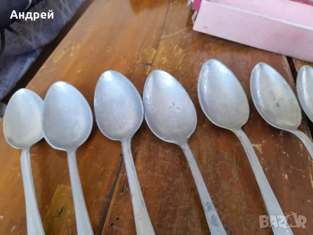 Стари алуминиеви лъжици, снимка 4 - Други ценни предмети - 49845359