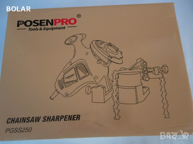 МОЩНА ЕЛЕКТРИЧЕСКА МАШИНА ЗА ЗАТОЧВАНЕ НА ВЕРИГИ