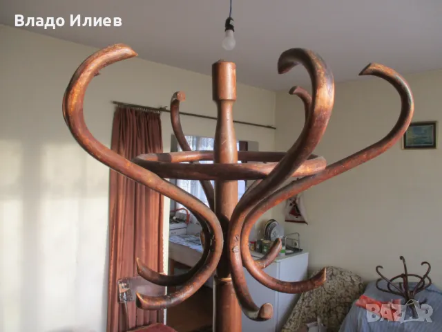 Закачалка за дрехи тип "Виенска" с две горни части, снимка 4 - Други стоки за дома - 31399300