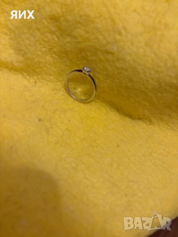 18карата пръстен от бяло злато, снимка 4 - Пръстени - 53649589