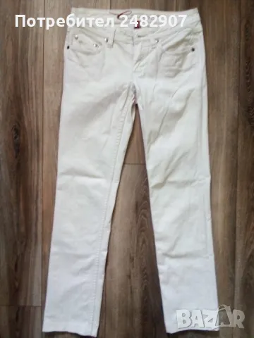 Бели дамски дънки, снимка 4 - Дънки - 47999113