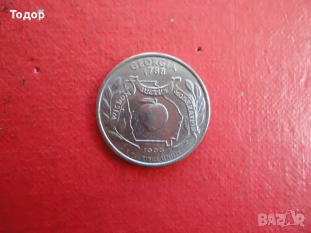 Четвърт долар Quarter Dollar 1999, снимка 4 - Нумизматика и бонистика - 48425544