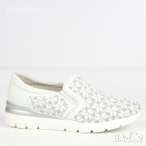 ЕЖЕДНЕВНИ ДАМСКИ ОБУВКИ - ЕСТЕСТВЕНА КОЖА, снимка 2 - Дамски ежедневни обувки - 44255251