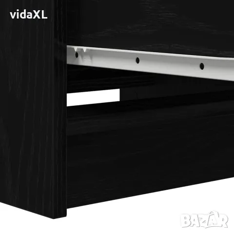 vidaXL Сайдборд, Черен дъб, 37,5x35x99 см, инженерно дърво, снимка 9 - Бюфети - 56148396