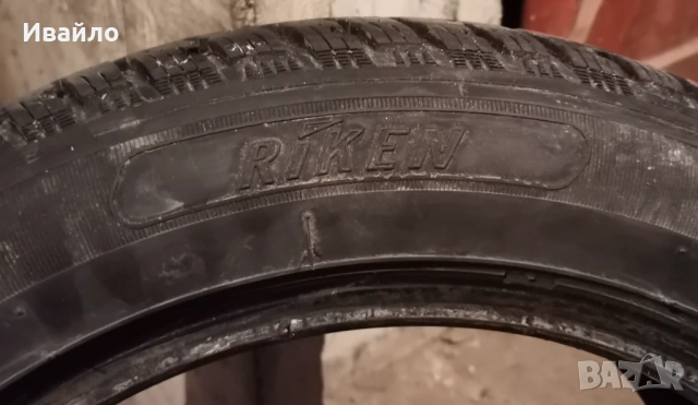 Продавам 1 брой зимна гума 205.55.16 дот 2019 Riken , снимка 4 - Гуми и джанти - 53416677