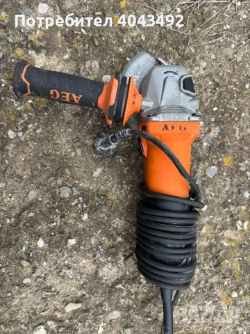 Мощен професионален електрически ъглошлайф AEG WS 13-1250 , снимка 2 - Други инструменти - 48901396
