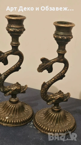 Зодиакални бронзови свещници, снимка 8 - Декорация за дома - 53662738
