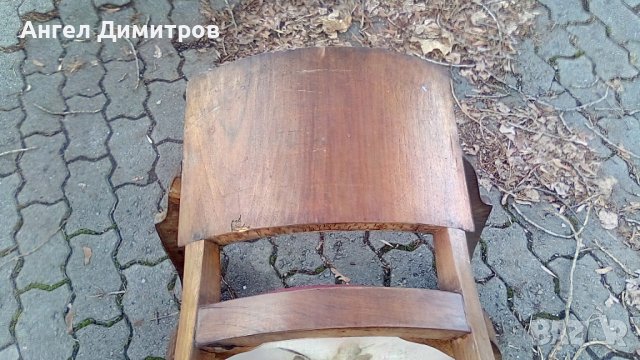 Страхотен дървен стол , снимка 3 - Антикварни и старинни предмети - 38900615