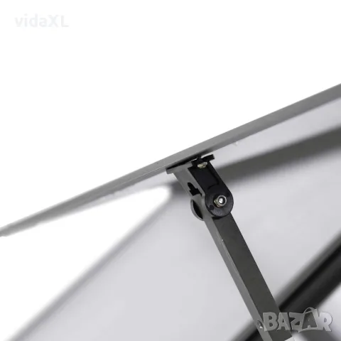 vidaXL Оранжерия с основа рамка антрацит 334x169x202 см алуминий, снимка 8 - Оранжерии - 56146825